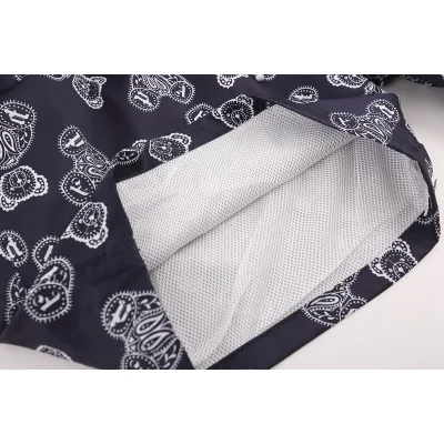 Шорты Palm Angels With Patterned Bear Print "Black/Violet" фото № 4