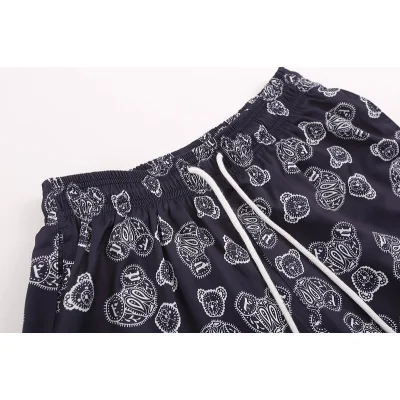 Шорты Palm Angels With Patterned Bear Print "Black/Violet" фото № 8