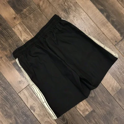 Шорты Prada White Stripes And White Logo "Black" фото № 8