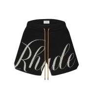 Шорты Rhude Large Brand Inscription "Black"