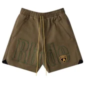 Шорты Rhude X Lamborghini With Logo "Brown"