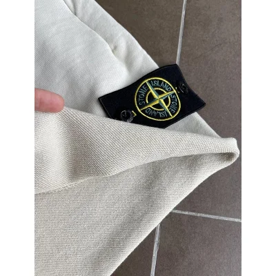 Шорты Stone Island Black Patch - Classic "White/Black" фото № 4