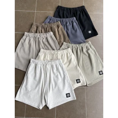 Шорты Stone Island Black Square Logo Sport "Gray" фото № 3