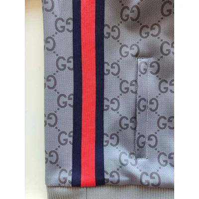 Худи Gucci Print Gray Logos GC "Gray" фото № 7