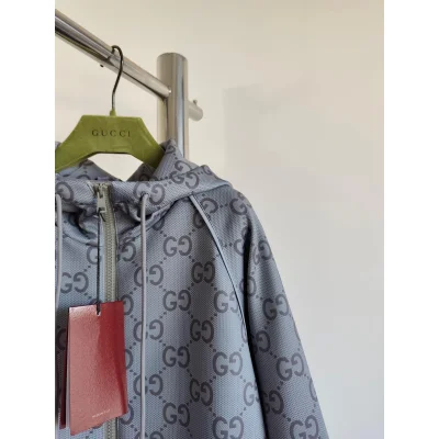 Худи Gucci Print Gray Logos GC "Gray" фото № 2