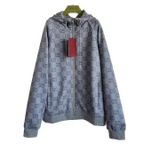 Худи Gucci Print Gray Logos GC "Gray"