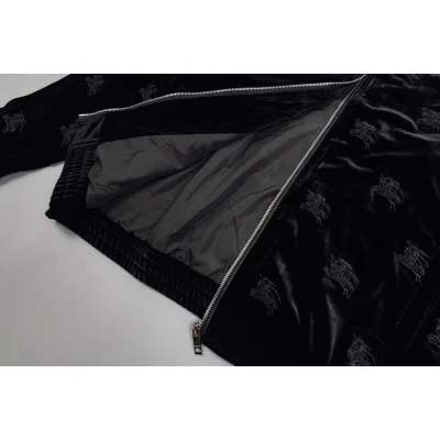 Олимпийка Burberry Many Prints White Warrior On The Horse "Black" фото № 6