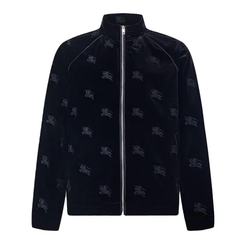 Олимпийка Burberry Many Prints White Warrior On The Horse "Black"