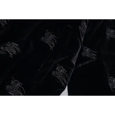 Олимпийка Burberry Many Prints White Warrior On The Horse "Black" фото № 4