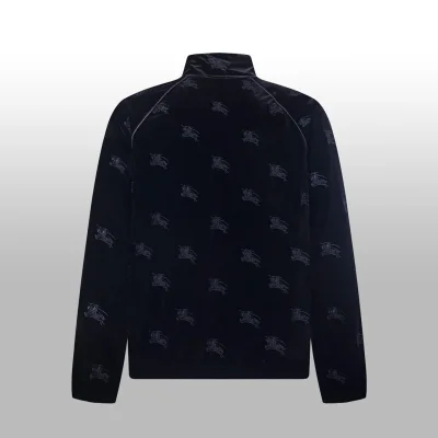 Олимпийка Burberry Many Prints White Warrior On The Horse "Black" фото № 2