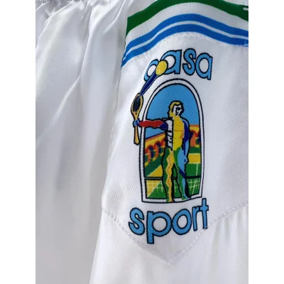 Шорты Casablanca Human With Yellow Rocket "White" фото № 7