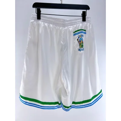 Шорты Casablanca Human With Yellow Rocket "White" фото № 5