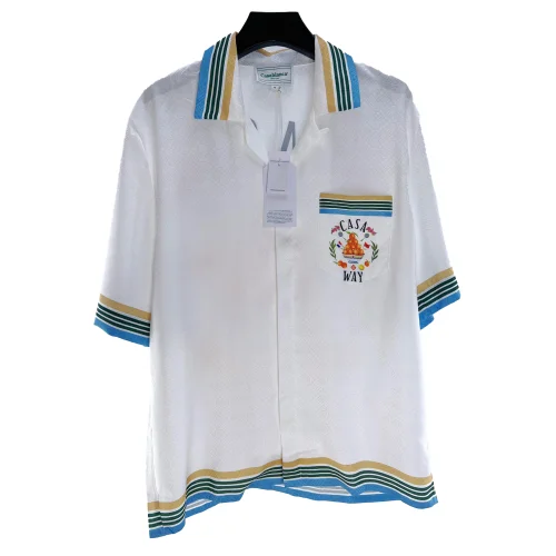 Рубашка Casablanca Frontside Logo Casa Way Oranges "White"