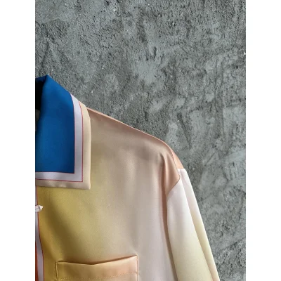 Рубашка Casablanca Pink Shells Red Outline "Beige" фото № 4 Рубашка Casablanca Pink Shells Red Outline "Beige" фото № 4