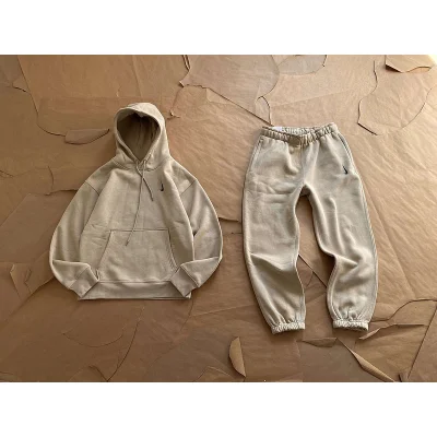 Спортивный костюм Nike Small Embroidered Logo "Beige" фото № 5