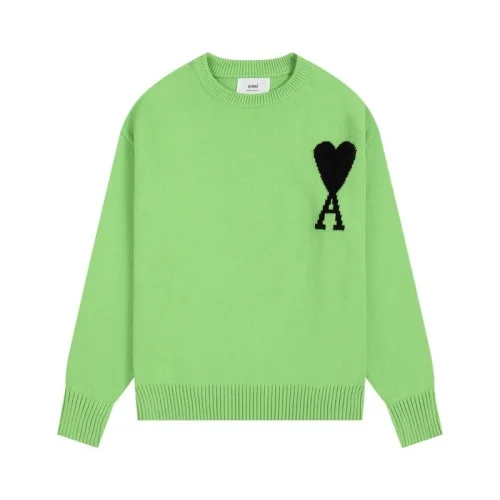 Свитер Amiri Large Logo - Heart And Letter "Green"