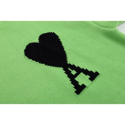 Свитер Amiri Large Logo - Heart And Letter "Green" фото № 7