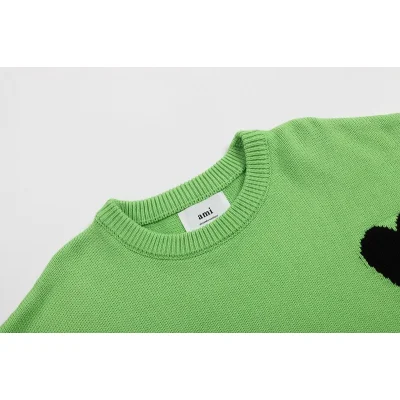 Свитер Amiri Large Logo - Heart And Letter "Green" фото № 8