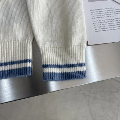 Кардиган Christian Dior Frontside Blue Logo Dior Two Line "Beige" фото № 2