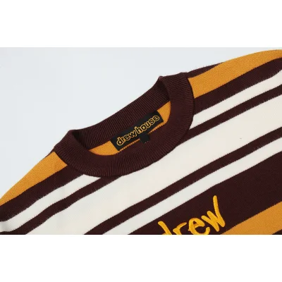 Свитер Drew House Striped "Brown/Yellow" фото № 4