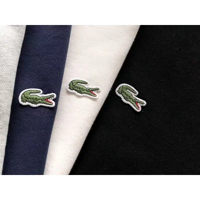 Свитшот Lacoste Plain And Small Logo Front "Black" фото № 7