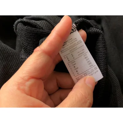 Свитшот Lacoste Plain And Small Logo Front "Black" фото № 5