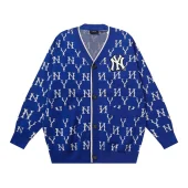 Кардиган MLB Korea — Monogram Allover Knit "Blue"