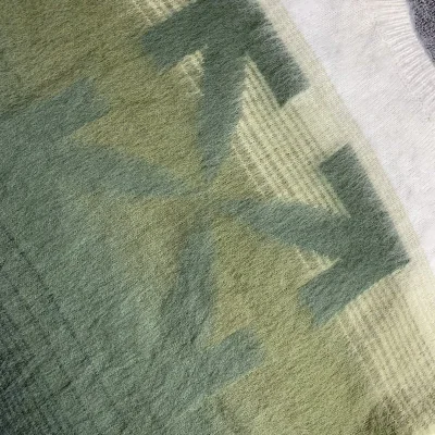 Свитер Off White Home Comfort "Green/White" фото № 6