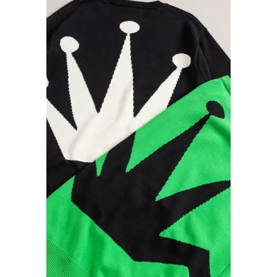 Свитер Stussy The Big Crown "Green" фото № 6