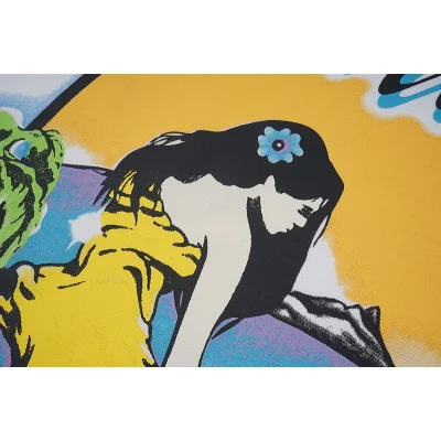 Свитшот Amiri Mermaid On The Waves "White" фото № 4