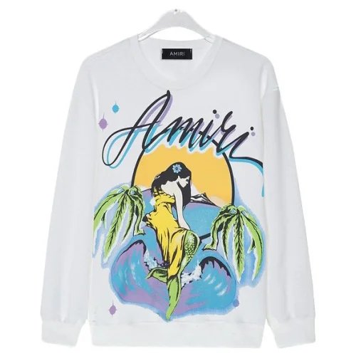 Свитшот Amiri Mermaid On The Waves "White"