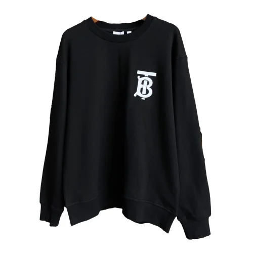 Свитшот Burberry Frontside Contrast Logo BT "Black"
