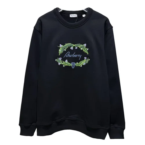 Свитшот Burberry Frontside Green Laurel White Logo Burberry "Black"