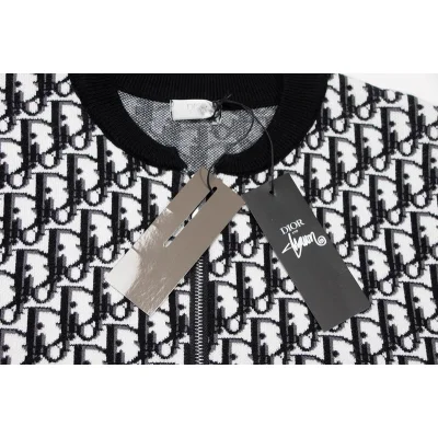 Свитшот Christian Dior Lots Of Dark Logos "White" фото № 4