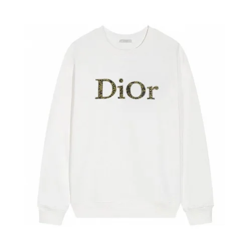Свитшот Christian Dior With Shiny Logo "White"