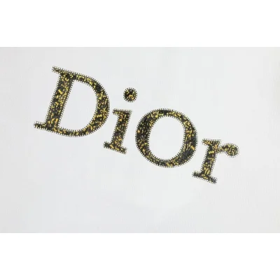 Свитшот Christian Dior With Shiny Logo "White" фото № 5