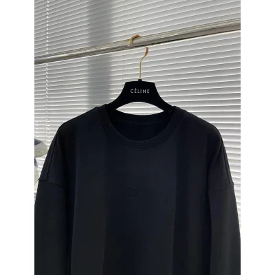 Лонгслив Christian Dior Central Frontside Logo Dior "Blue" фото № 3