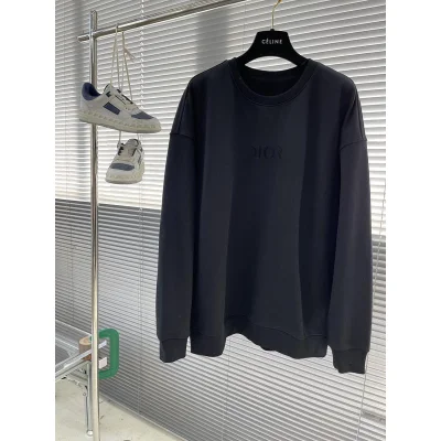 Лонгслив Christian Dior Central Frontside Logo Dior "Blue" фото № 2