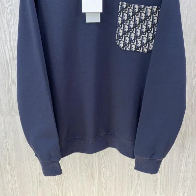 Свитшот Christian Dior Pocket "Navy Blue" фото № 4