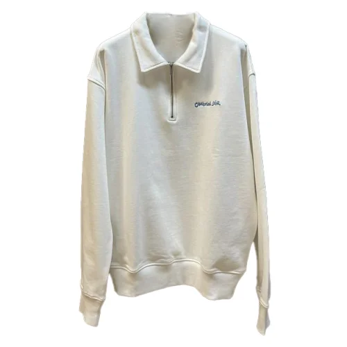 Свитшот Christian Dior Mini Frontside Blue Logotype "White"