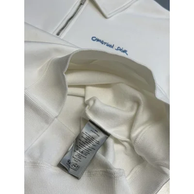 Свитшот Christian Dior Mini Frontside Blue Logotype "White" фото № 6