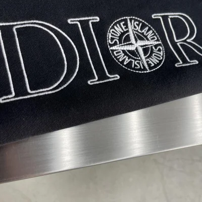 Свитшот Christian Dior Island Stone White Print Star "Black" фото № 3