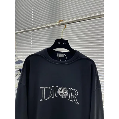 Свитшот Christian Dior Island Stone White Print Star "Black" фото № 2