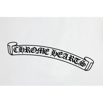 Свитшот Chrome Hearts With Patterns And Pink Print "White" фото № 5