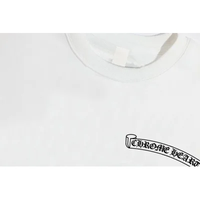Свитшот Chrome Hearts With Patterns And Pink Print "White" фото № 7
