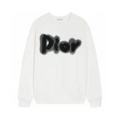 Свитшот Dior Print Text In Graffiti Style "White"