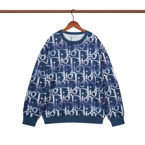 Свитшот Dior Colored Logo Letters "Blue"