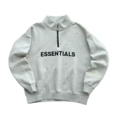 Свитшот Fear Of God With Collar And Zipper "White/Gold"