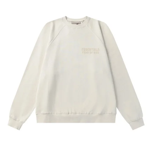 Свитшот Fear Of God With Black Patch On The Back "White"
