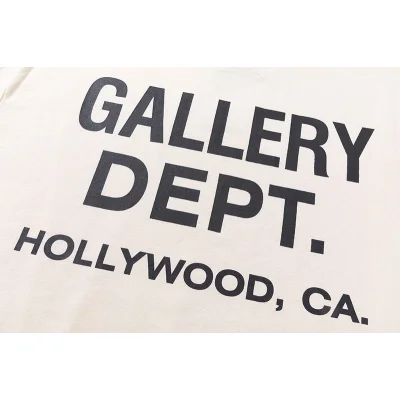 Свитшот Gallery Dept Text Hollywood CA "Beige" фото № 3